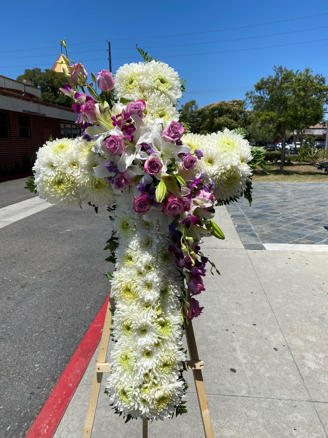 Funeral Cross 11 Kimanh Flowers