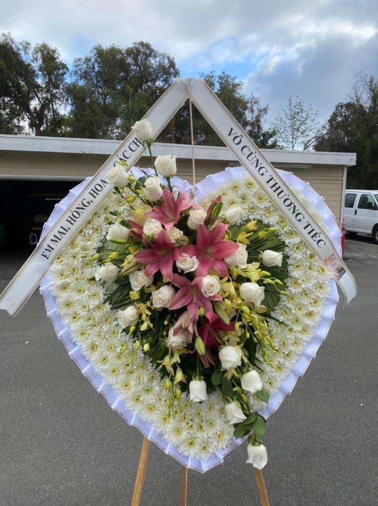 Funeral Heart 01 Kimanh Flowers